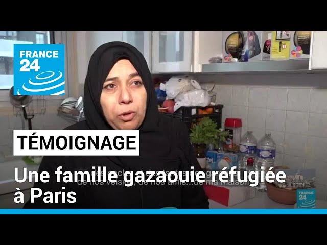 Témoignage d'une famille gazaouie réfugiée à Paris • FRANCE 24