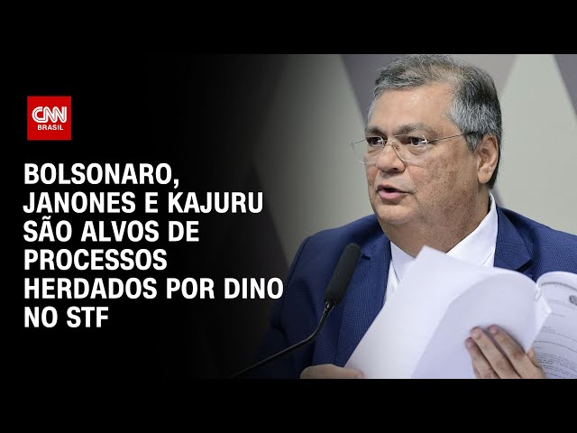 Bolsonaro, Janones e Kajuru são alvos de processos herdados por Dino no STF | CNN NOVO DIA