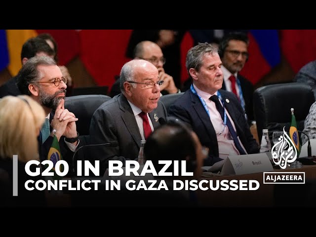 Brazil blasts UNSC ‘paralysis’ on Gaza at tense G20 meeting