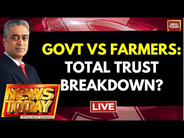 Rajdeep Sardesai LIVE: Breakdown Of Trust Between Govt & Punjab Farmers | Farmer Protest LIVE Ne