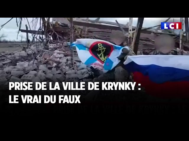 Prise de la ville de Krynky : le vrai du faux