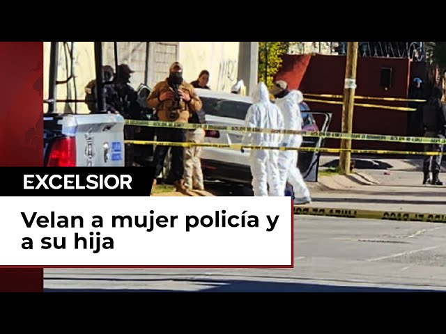 Velan a mujer policía y a su hija asesinadas en Celaya, Guanajuato