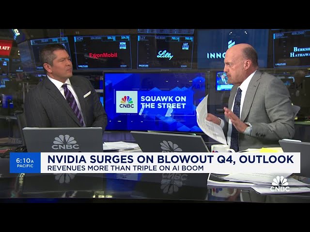 'Squawk on the Street' crew react to Nvidia's blowout quarter