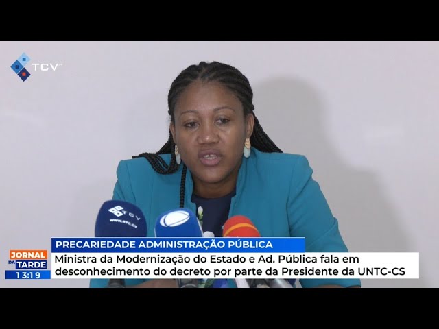 Ministra da Modernização do Estado e Adm. Pública fala em desconhecimento