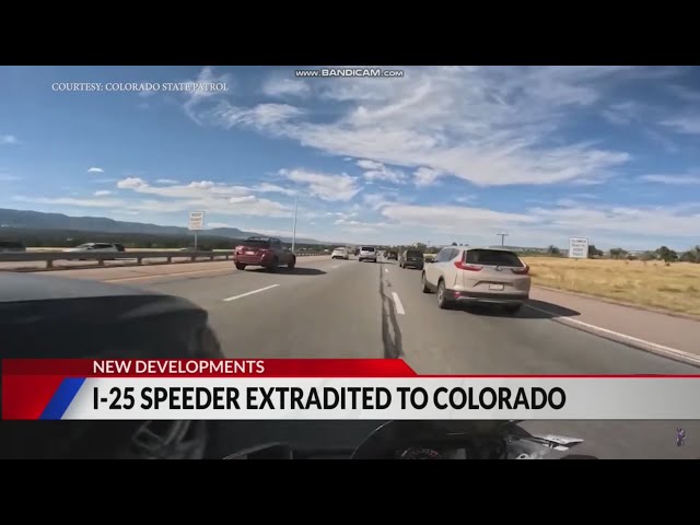 Motorcyclist extradited to Colorado after speeding from Colorado Springs to Denver