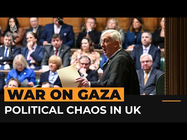 How calls for Gaza ceasefire led to chaos in UK parliament | Al Jazeera Newsfeed