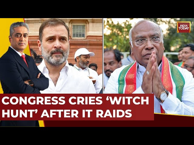 Rajdeep Sardesai LIVE: IT Recovers 65 Crores From Congress, Congress Alleges Witch-Hunt