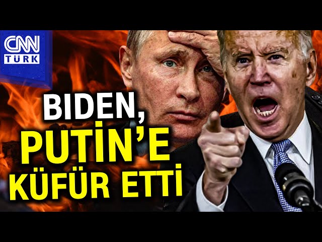 Biden'dan Ağza Alınmayacak Sözler! Putin'e Küfür Etti... #Haber