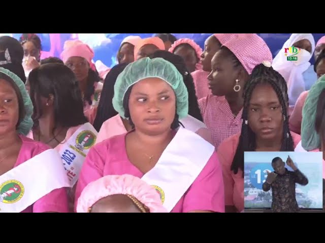 Sortie de promotion 2020-2023 de l'école Privée de Santé Sainte Julie de Ouagadougou.