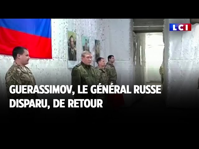 Guerassimov, le général russe disparu, de retour