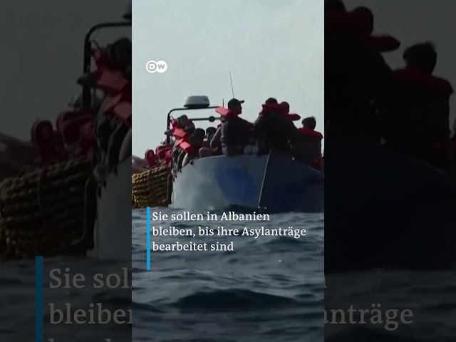 ⁣Italien darf in Albanien Flüchtlingslager bauen | DW Shorts