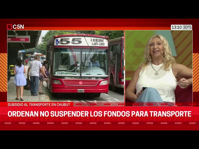 SUBSIDIO al TRANSPORTE en CHUBUT: LA JUSTICIA ORDENÓ NO SUSPENDER los FONDOS para TRANSPORTE