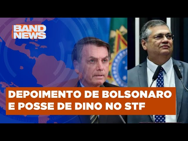 AGORA: Depoimento de Bolsonaro à PF e Posse de Flávio Dino no STF |BandNews TV