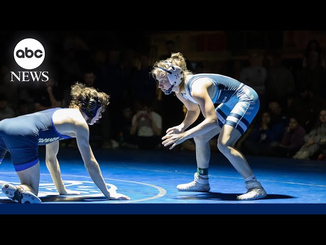 Maine girl beats boys to win 2nd straight state wrestling title