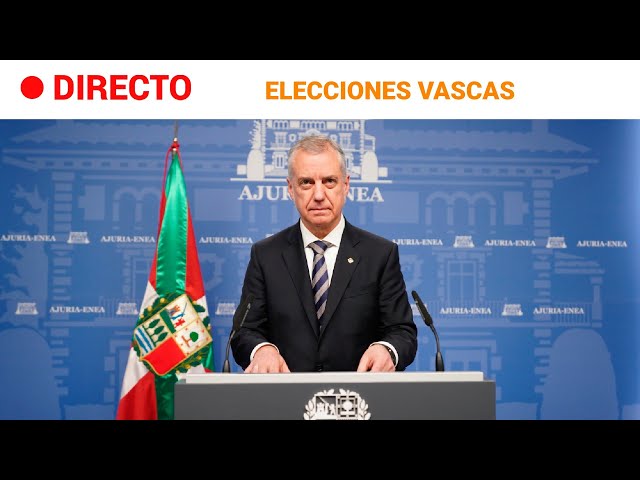 EUSKADI: URKULLU CONVOCA las ELECCIONES VASCAS para el 21 de ABRIL | RTVE Noticias