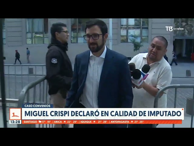 Crispi declaró en calidad de imputado