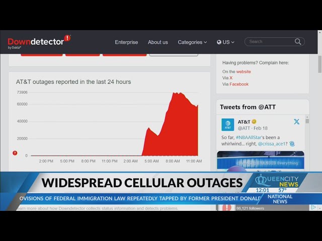 Americans reporting nationwide cellular outages