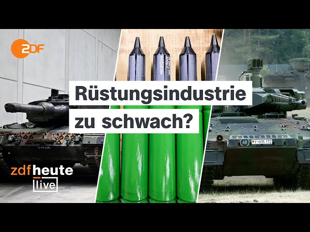 ⁣Waffen für die Ukraine oder Bundeswehr kriegstauglich machen - Deutschlands Dilemma | ZDFheute live
