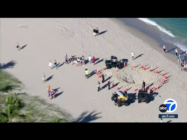 New details: 7-year-old dies after hole she dug in sand collapses on beach