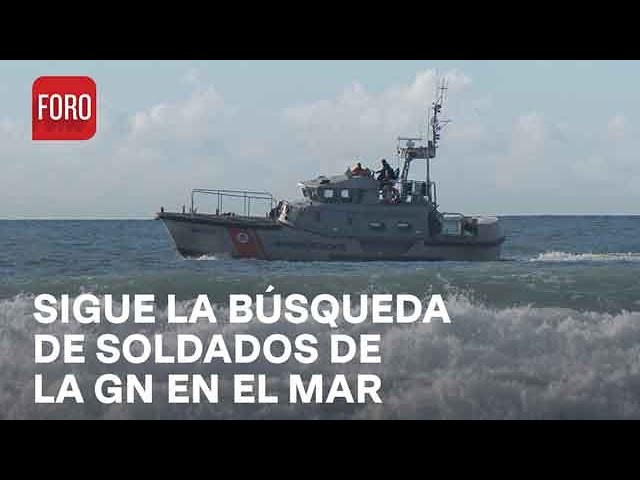 Buscan a elementos de la Guardia Nacional arrastrados por el mar en Baja California - Paralelo 23