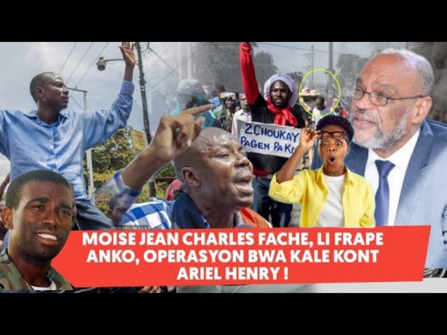 Moise Jean Charles kraze peyi a se konnya Ariel Henry nan gwo cho tout anbasad femen nan peyi a