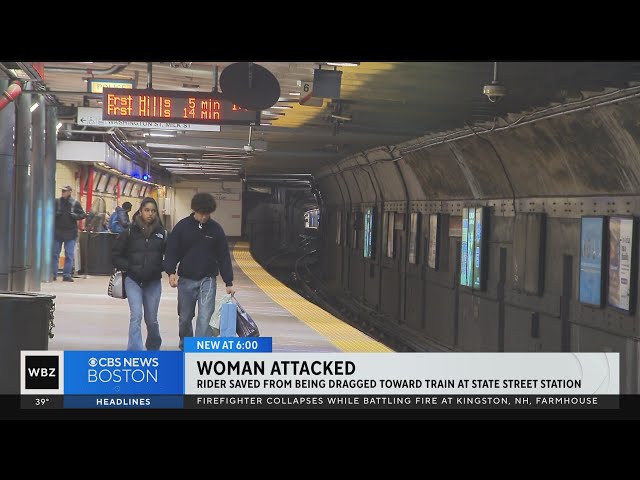 Man arrested at MBTA station after allegedly pushing woman toward tracks