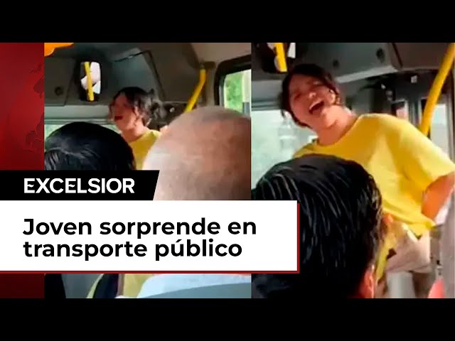 Joven sorprende en transporte público de Guadalajara