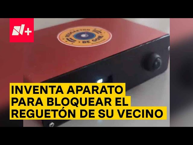 Inventor argentino crea aparato que interfiere bocinas donde suena reguetón - N+ #Shorts