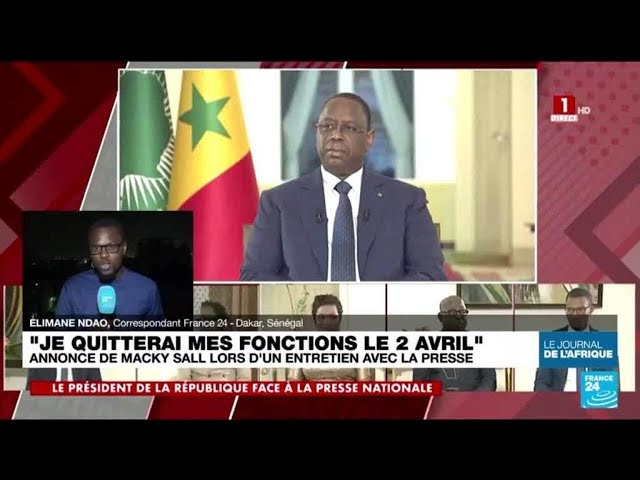 Elimane Ndao, correspondant à Dakar, sur la conférence de presse de Macky Sall • FRANCE 24