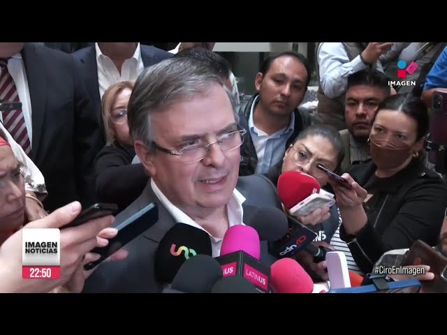 Marcelo Ebrard se registra como senador plurinominal por Morena