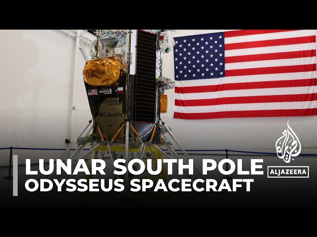 Intuitive Machines' Odysseus Spacecraft Successfully Lands on Lunar South Pole