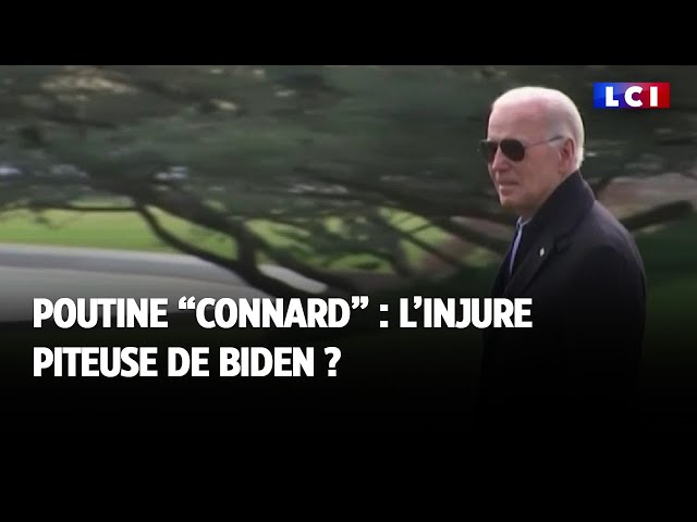 Poutine "connard" : l'injure piteuse de Biden ?