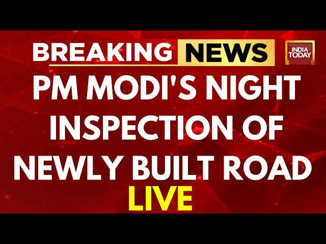 LIVE: PM Modi Night Inspection Of New Varanasi Road | PM Modi News Live | PM Modi In Varanasi