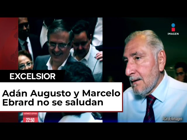 Marcelo Ebrard y Adán Augusto se registran como aspirantes al Senado