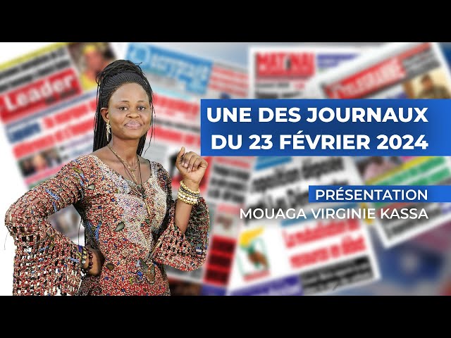 UNE DES JOURNAUX 23 02 2024