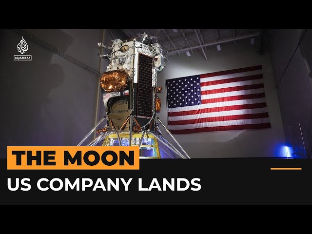 Private lunar lander touches down on moon | Al Jazeera Newsfeed