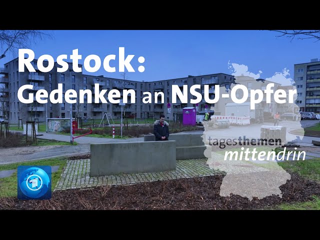 Rostock: Schwieriges Gedenken an NSU-Opfer | tagesthemen mittendrin