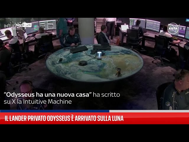 Il lander privato americano Odysseus è sbarcato sulla Luna