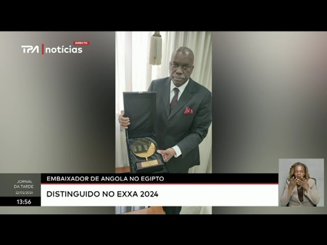 Embaixador de Angola no Egipto - Distinguido no EXXA 2024