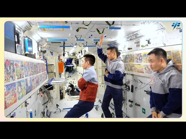 China's space station hosts unconventional painting exhibition