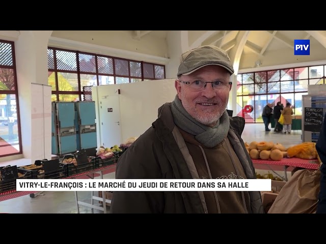 ⁣Vitry-le-François : le marché du jeudi de retour dans sa halle