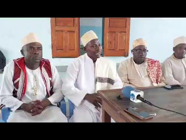 Conférence de presse des notables de Hambou Oichili