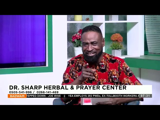 Dr. Sharp Herbal And Prayer Centre - Badwam Afisem on Adom TV (23-02-24)