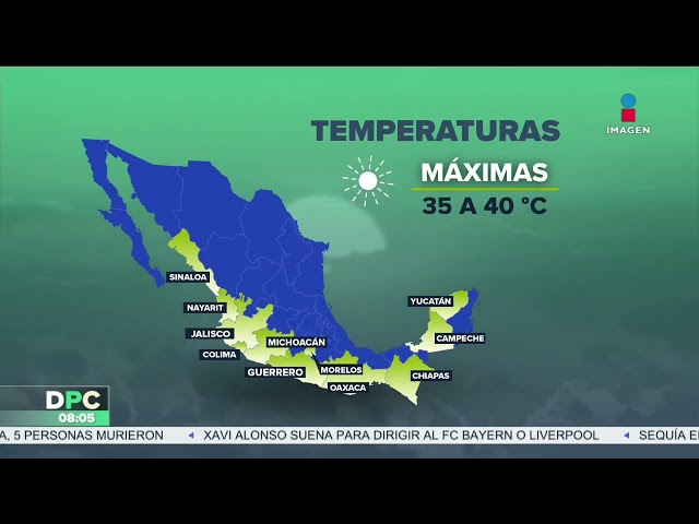 ¡Calorón! Pronostican alza de las temperaturas en México