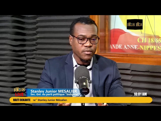 #HAITI|DEKANTE|Stanley Junior Mésalier,Secrétaire gnl.du parti politique"Indigène"