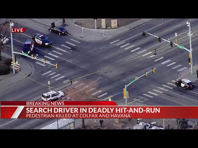 Deadly hit-and-run crash closes Aurora intersection