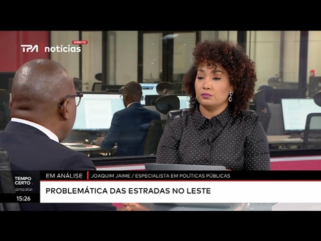 Ministério das Obras Públicas -  Problemática das estradas no leste