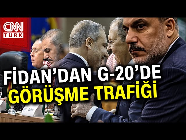 Bakan Hakan Fidan’ın Brezilya'da G20 Temasları! #Haber