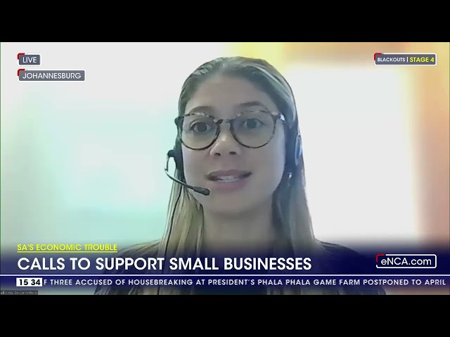 SA's Economic Trouble | Calls to support small businesses