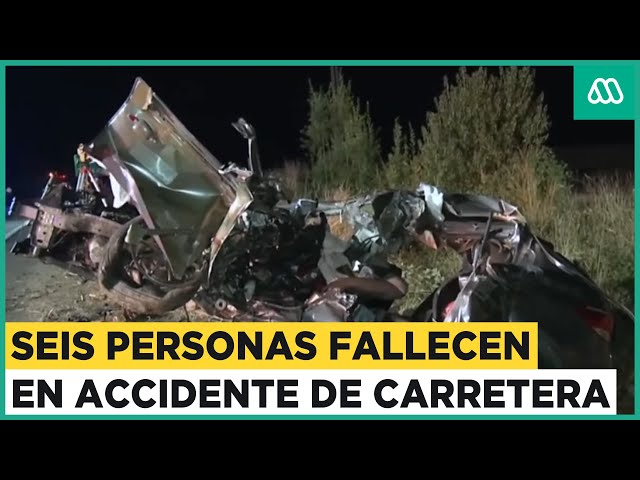 Seis fallecidos en accidente carretero: Menor de 12 años es el único sobreviviente